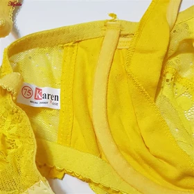 سوتین شیردهی فنردار کارنا رز رنگ زرد کد 4866-900