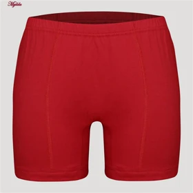 شورت مردانه ماییلدا مدل پادار پنبه‌ای قرمز کد 4702