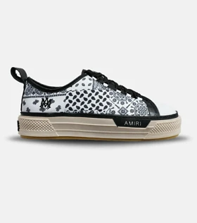 کفش اسنیکرزسفید مشکی Amiri Vintage مدل 6032