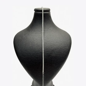 نیم ست نقره دخترانه و زنانه مدل تنیسی قلب دار دو تکه