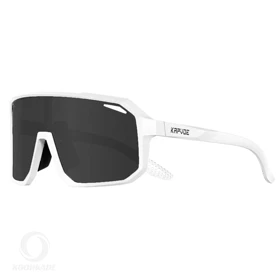 عینک KAPVOE K62 08 فریم سفید لنز مشکی