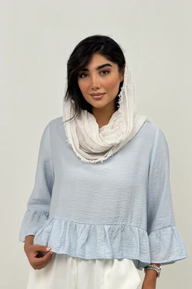 شومیز چین‌دار شیرین