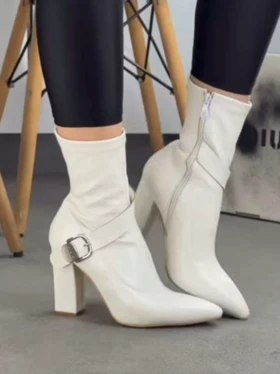 نیم بوت کمربندی پاشنه9سانت