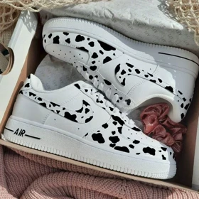 کفش اسپرت نایک ایرفورس مدل air force طرح Cow Spotted nike