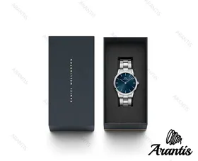 ساعت دنیل ولینگتون مردانه صفحه سرمه ای m-8093