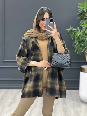 پالتو خفاشی بغل دکمه