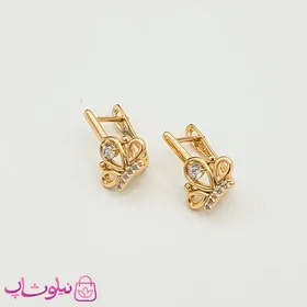 گوشواره دخترانه ژوپینگ مدل تاج