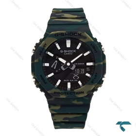 ساعت جیشاک زنانه GMA-S2100 سبز چریکی G-shock-6404-L