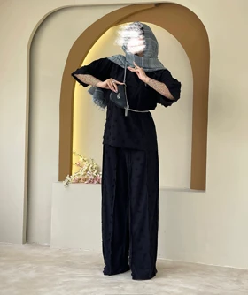 تی‌شرت و شلوار لینن
