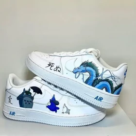 کفش اسپرت air force طرح One Tortoro X Spirited Away ایرفورس نایک nike