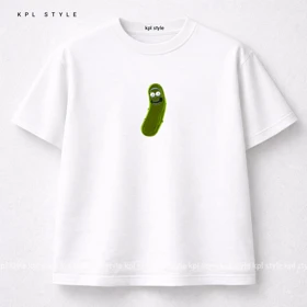 تیشرت باکسی طرح پیکل ریک 100٪ پنبه | کد 1360