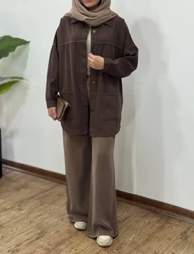 کت کتان پاییزه جانا 1
