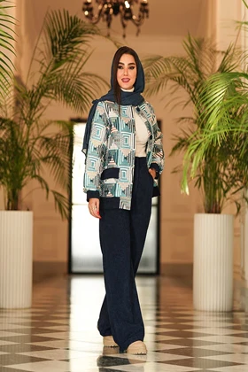 مانتو شلوار زمستانه D & G