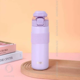 تراول ماگ دو حالته GUDU حجم 700ML (بنفش)