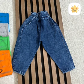 بلوز شلوار جین پسرانه کیفیت عالی برند FIBILO طرح فیل مناسب 1 تا 4 سال