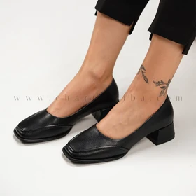 کفش چرم مجلسی زنانه CODE:811
