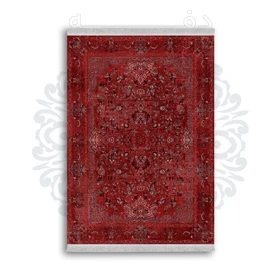 فرشینه از جنس پارچه هازان مخمل ترک طرح سنتی و مدرن برند دفه کد DAMG359