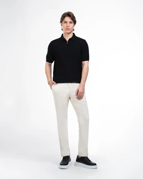 پولوشرت بافت نیم زیپ کد M0309