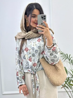 شومیز گره‌ای باتیک