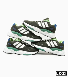 کفش کتانی مردانه سبز سفید ADIDAS torsion
