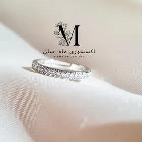 انگشتر مینیمال دخترانه جذاب در رنگ سیلور طرح Elegant ولنتاین در 4طرح جذاب