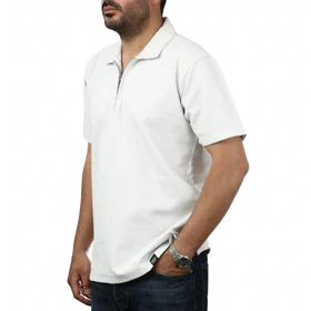 پولوشرت آستین کوتاه نیم زیپ مردانه کاکتوس مدل 251442