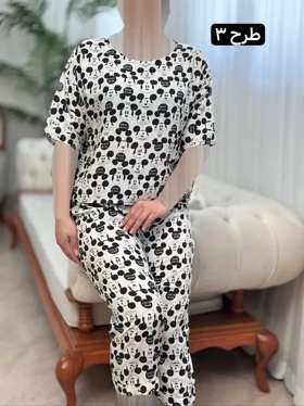 تیشرت شلوارک نخی 3143