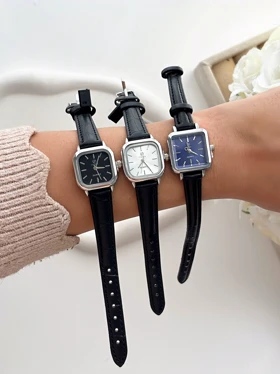 ساعت ظریف زنانه بندچرمی فلورا 678