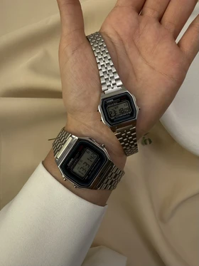 کاسیو نوستالژی نقره ای casio A159W