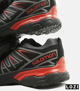 کفش کتانی مردانه و زنانه مشکی قرمز سالومون Salomon X ULTRA