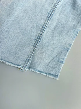 کت جین دوخت رنگی کد 3395