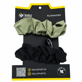 کش مو اسکرانچی سی سو مدل CN-Sisu-26060 بسته دو عددی (مشکی سدری)