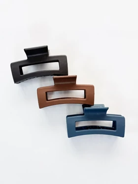 کلیپس مو شمعی مستطیل