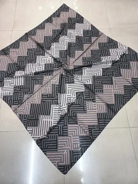 روسری نخی دور دوخت قواره 130 شیک