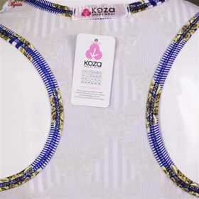 ست نیم‌تنه و شورت ورزشی زنانه آبی کوزا کد 9156-3