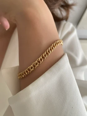 دستبند ظریف تراشدار ژوپینگ