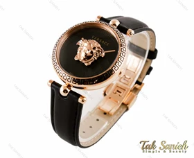 ساعت ورساچه زنانه پالازو رزگلد مشکی Versace-3292-L
