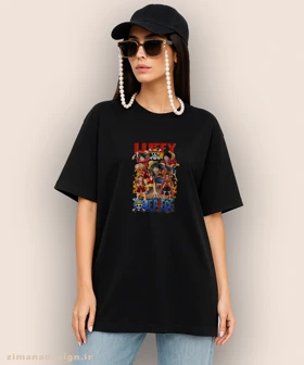 تیشرت لش مردانه و زنانه طرح وان پیس کد 911