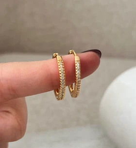 گوشواره حلقه‌ای کوچک