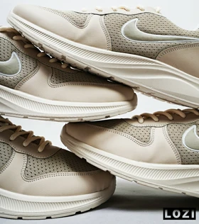 کفش کتانی مردانه کرم NIKE air zoom