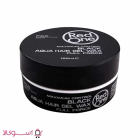 واکس مو رد وان مدل black aqua hair gel wax حجم 150 میل