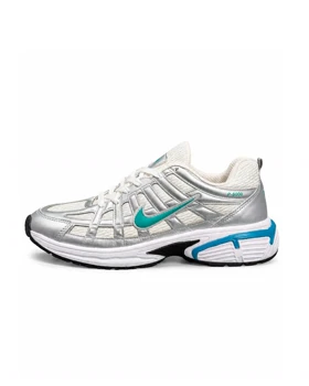 کتانی ست مردانه و زنانه مدل رانینگ نایک P6000 نقره ای آبی NIKE