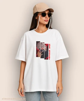 تیشرت لش مردانه و زنانه طرح توکیو غول شخصیت کانکی کد 914