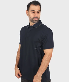 تیشرت یقه دار مردانه ساده 0597