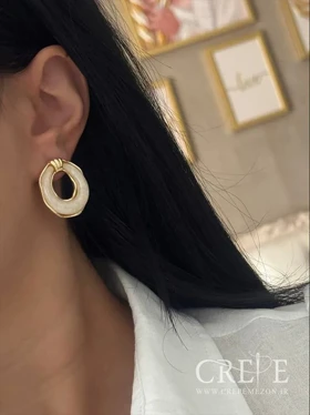 گوشواره رزینی دایره