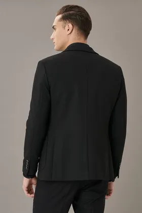 کاپشن راحتی مردانه با یقه باریک و باریک مردانه 4A0422100018