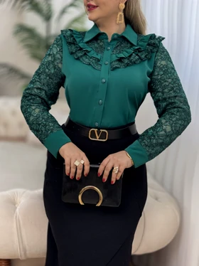 شومیز دانتل آیناز 2877