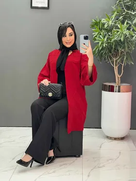مانتو مازراتی بلند لوزی دوزی
