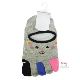 جوراب فانتزی پنج انگشتی/ پشت ژله ای (بزرگسال و نوجوان)