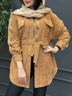 مانتو کبریتی دو جیب